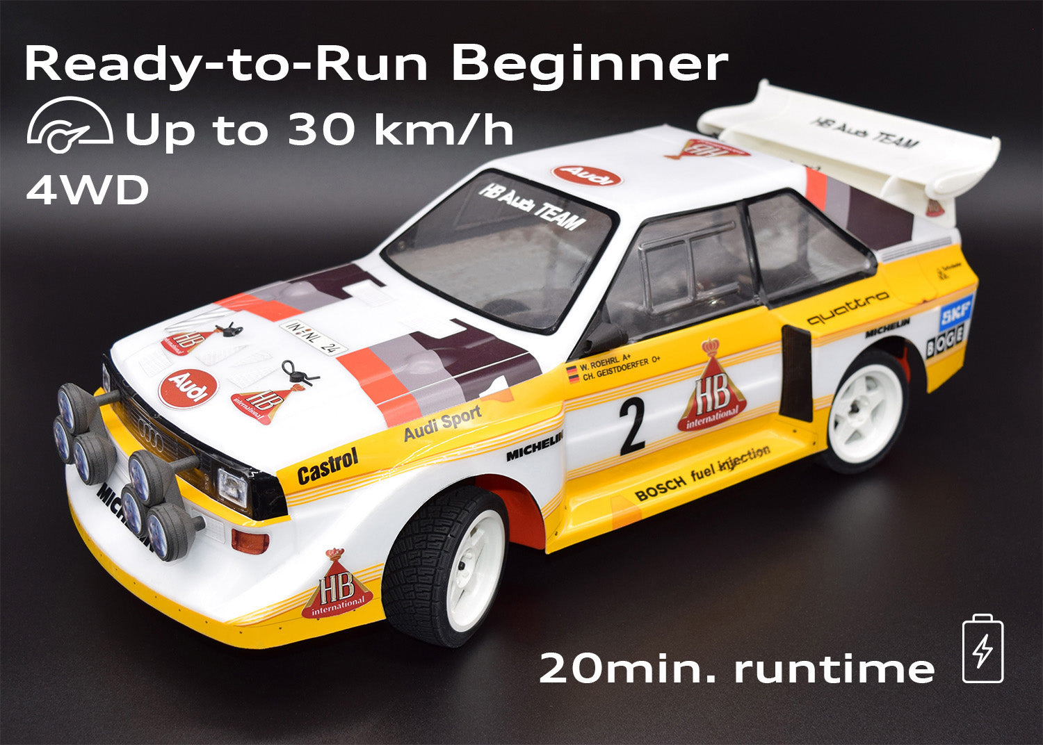 Rc audi quattro on sale